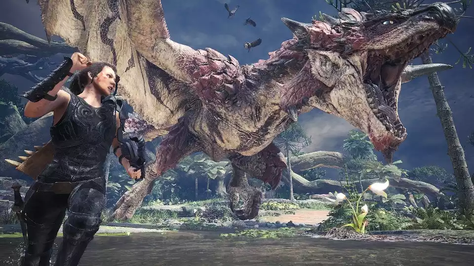 Jogos para jogar com amigos monster hunter world