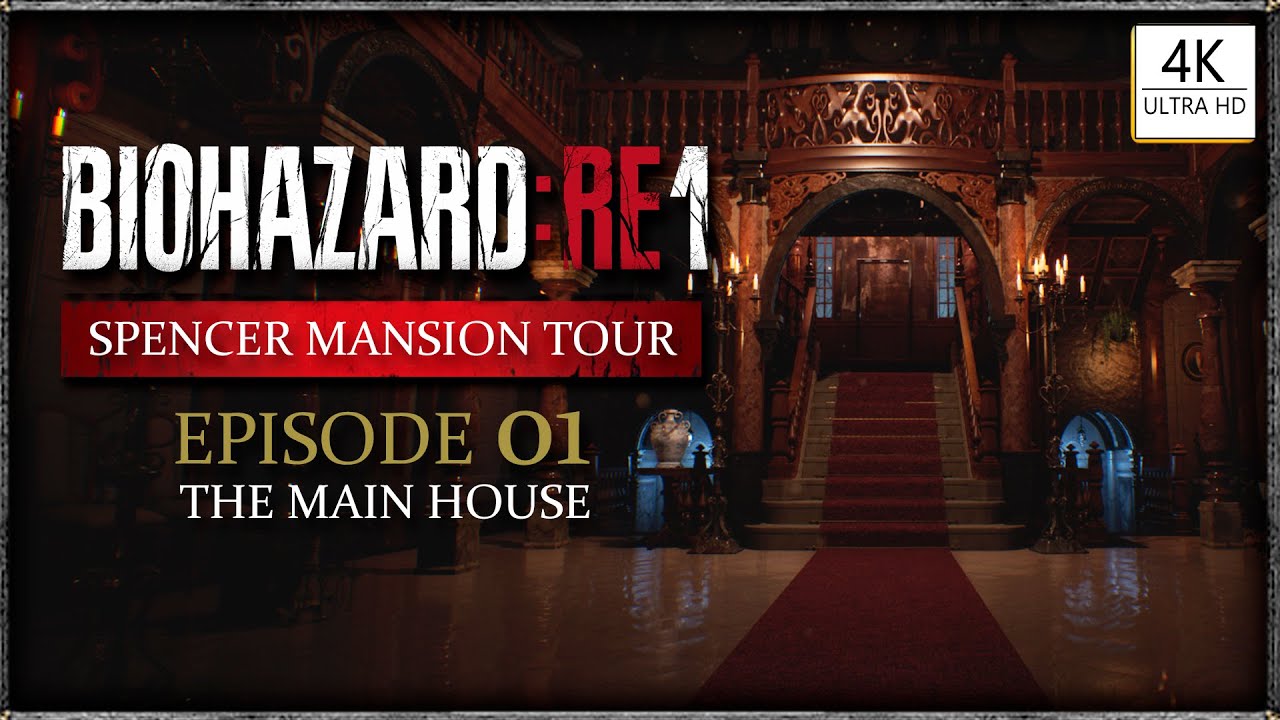 Mansão Spencer de Resident Evil 1 é recriada na Unreal Engine 5