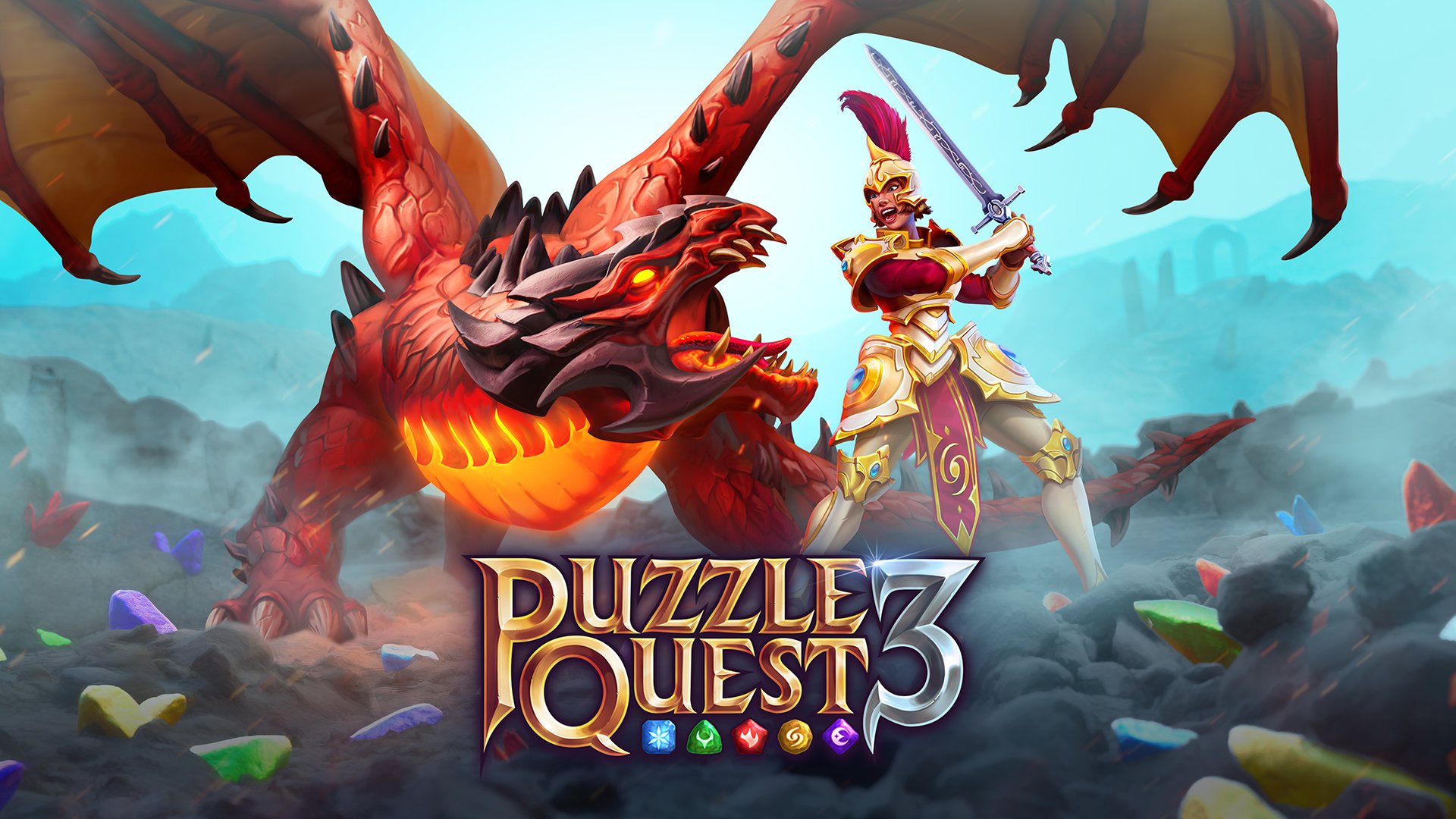 Puzzle Quest 3 disponivel ps5 ps4