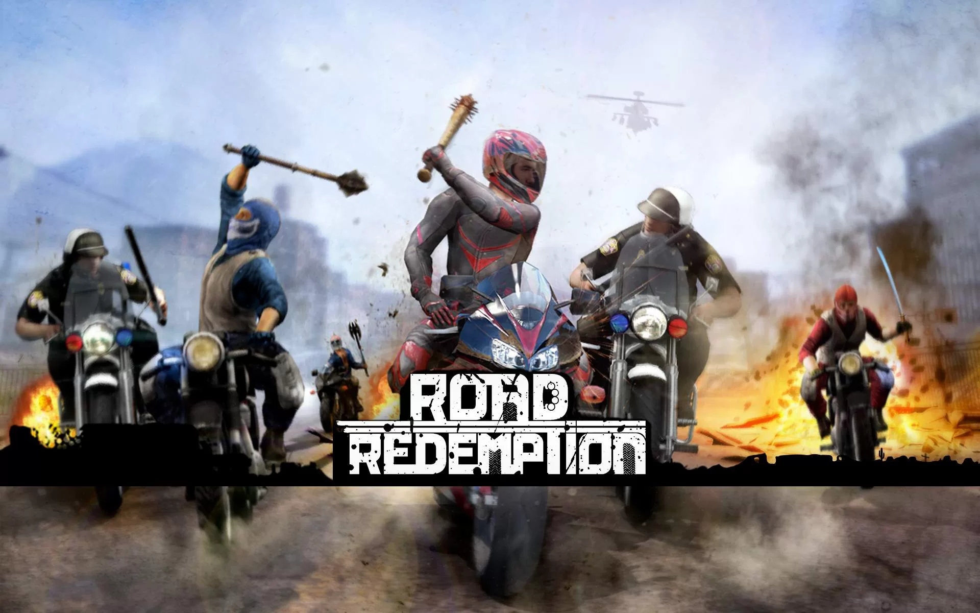 Road Redemption jogo moto