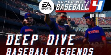Super Mega Baseball 4 lendas trailer jogabilidade