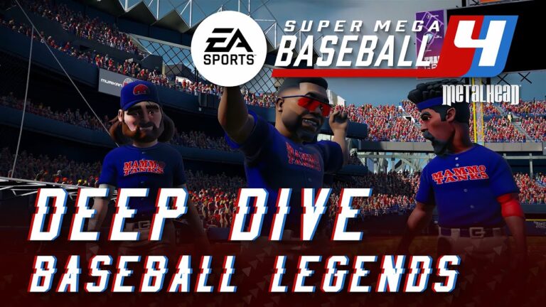 Super Mega Baseball 4 lendas trailer jogabilidade