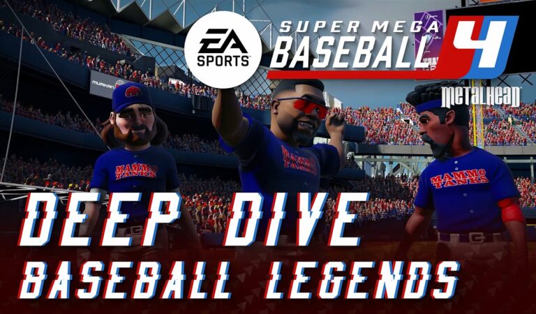 Super Mega Baseball 4 exibe nova jogabilidade com as lendas do beisebol