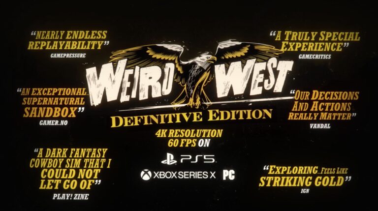 Weird West: Definitive Edition anunciado ps5