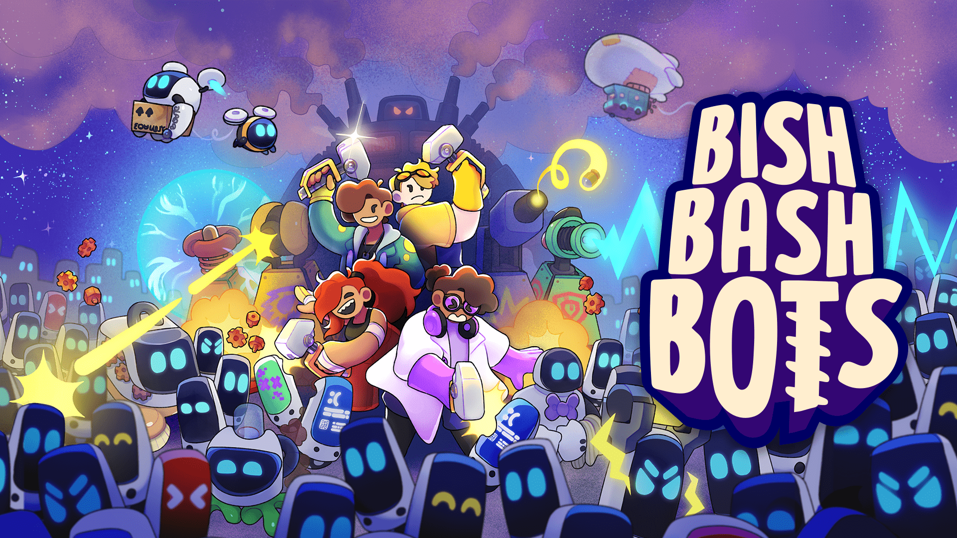 Bish Bash Bots anunciado ps5 ps4 trailer