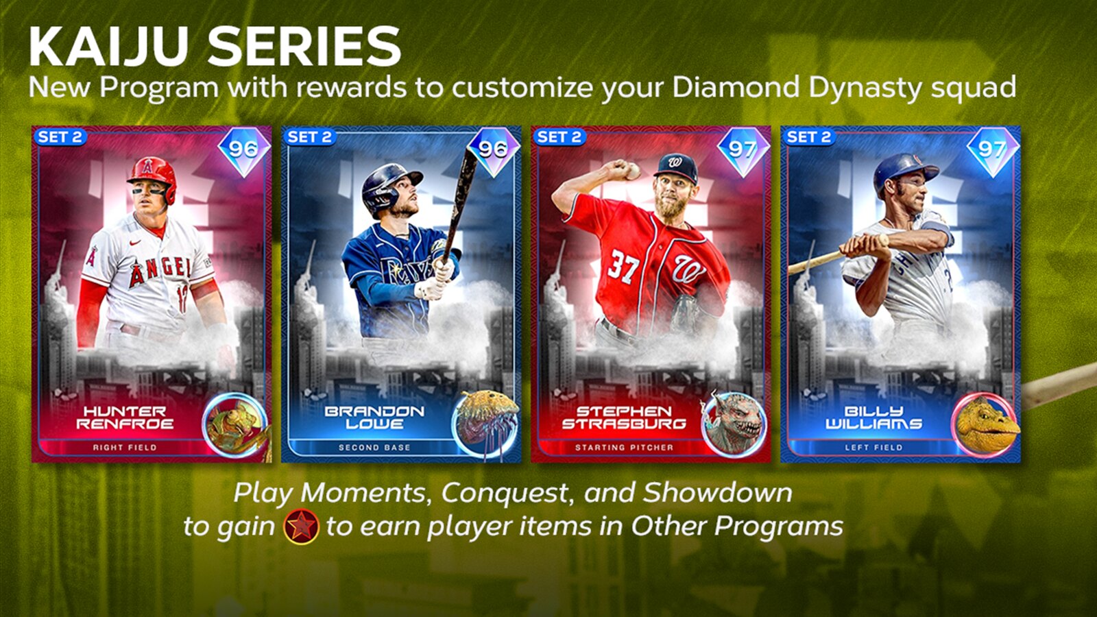 mlb the show 23 temporada 2 conteudo filmes genero kaiju