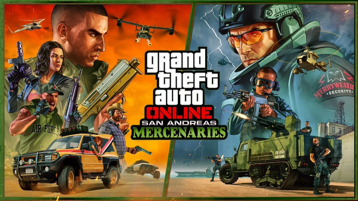 GTA Online San Andreas Mercenaries trailer data lançamento
