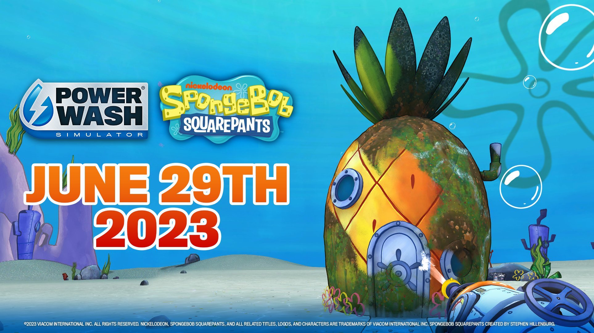 dlc PowerWash Simulator SpongeBob SquarePants Special Pack data lançamento