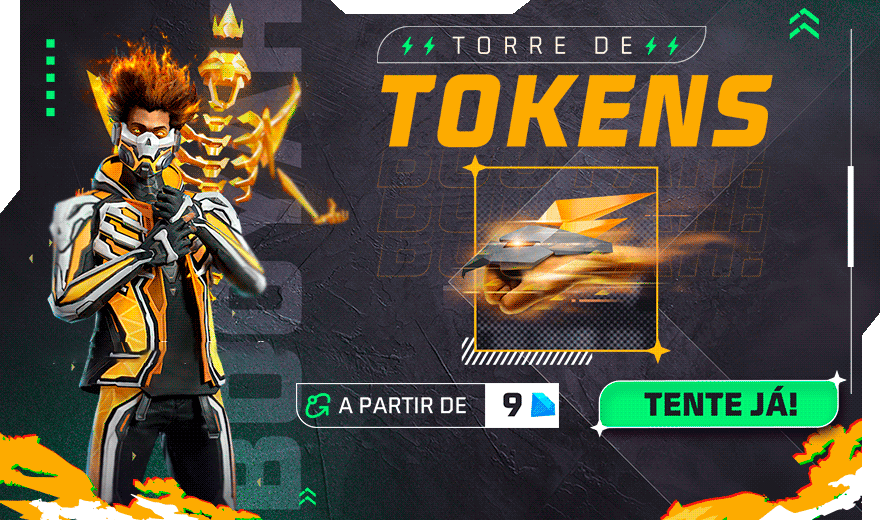 Mundial de Free Fire: Torre de Tokens inclui pacote temático