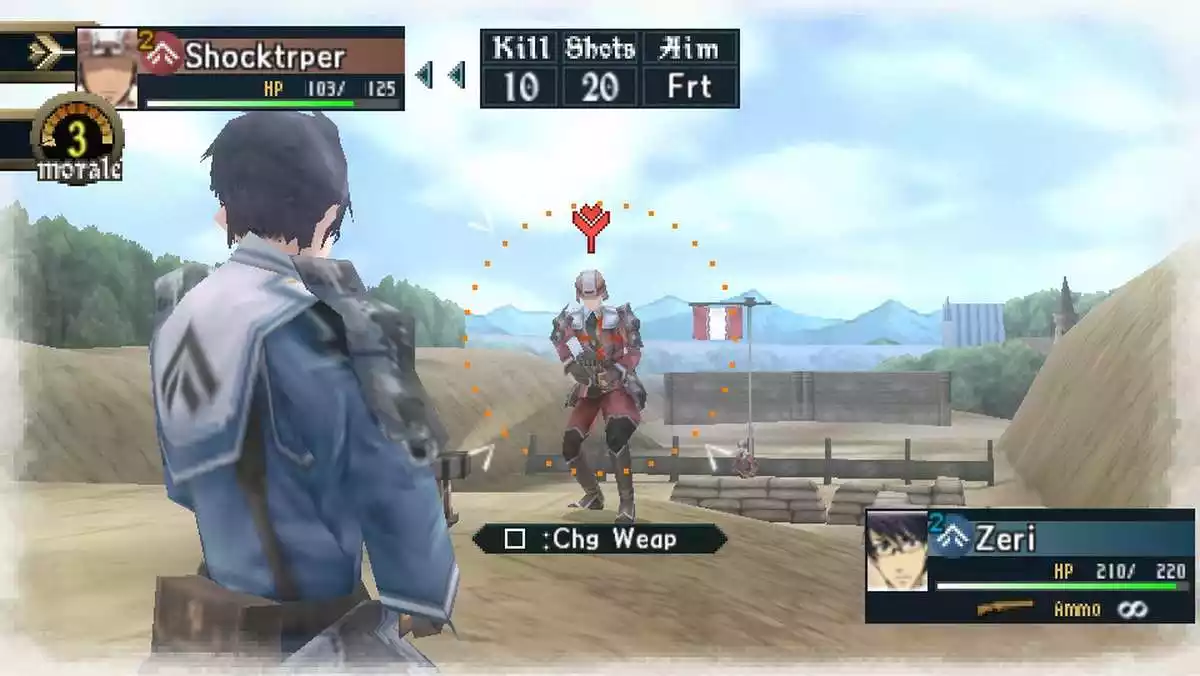 Valkyria Chronicles II melhores jogos psp