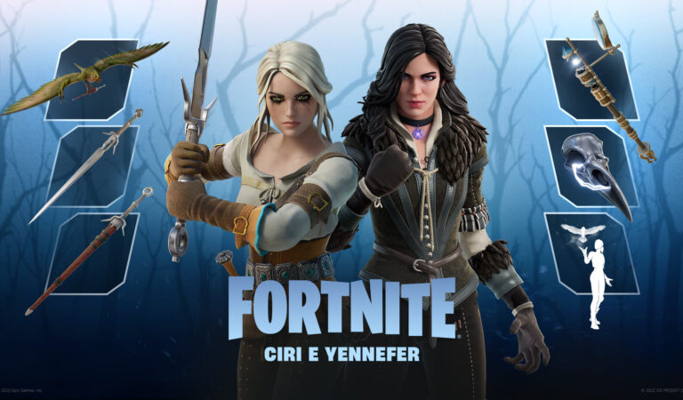 Ciri e Yennefer de The Witcher já estão disponíveis em Fortnite