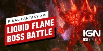 final fantasy 16 video batalha liquid flame