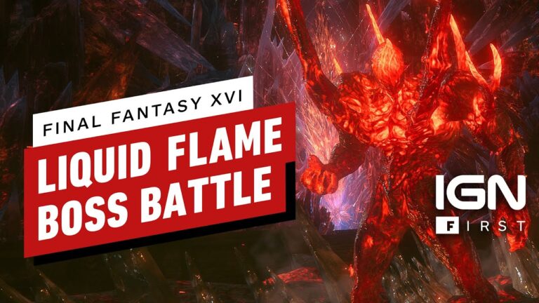 final fantasy 16 video batalha liquid flame
