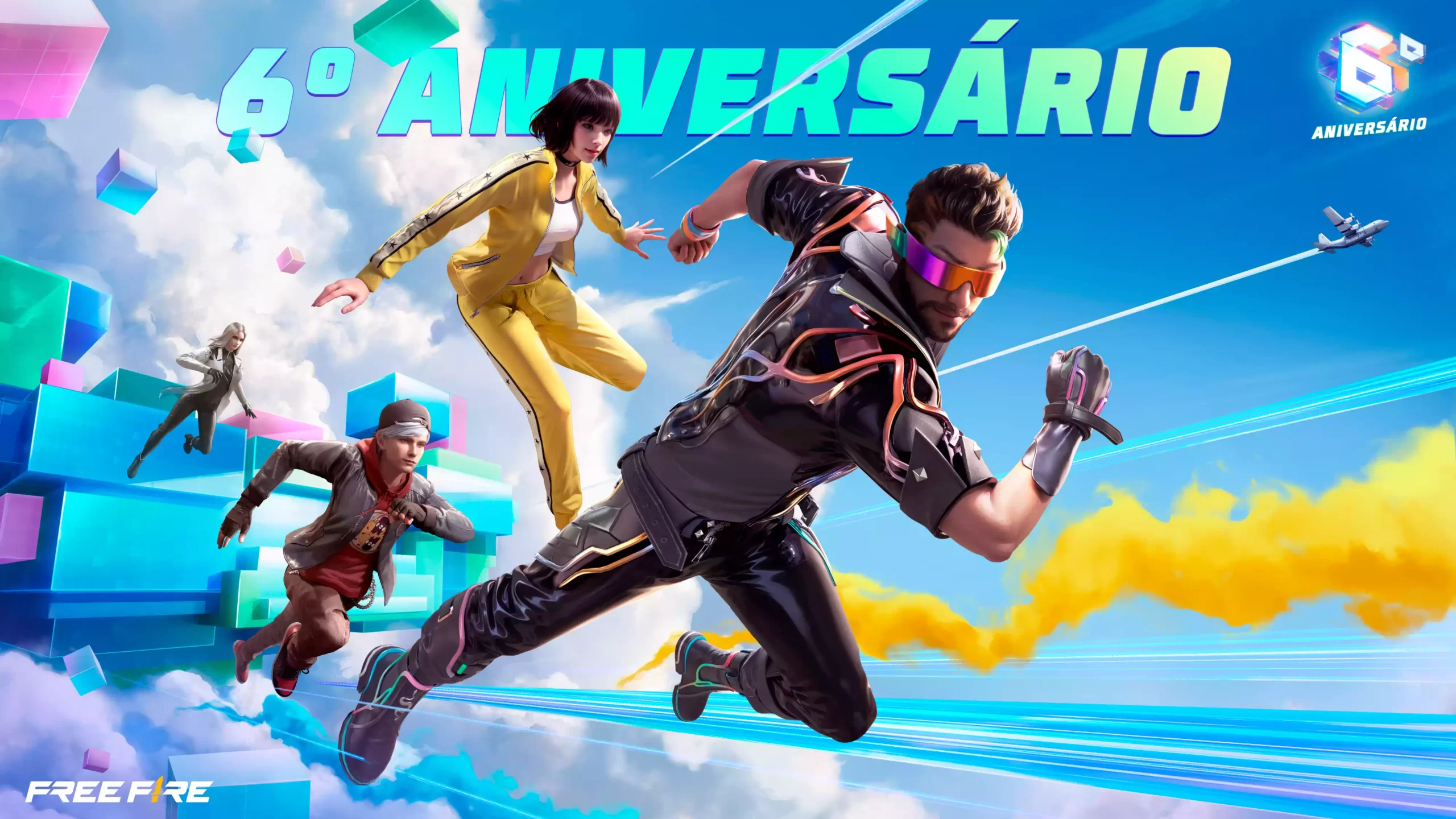 free fire aniversario 6 anos detalhes recompensas
