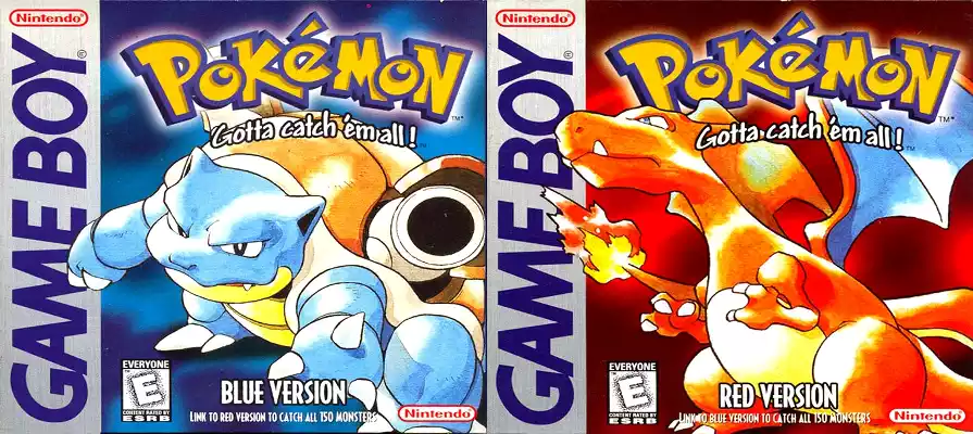 jogos retro Pokémon Red Blue