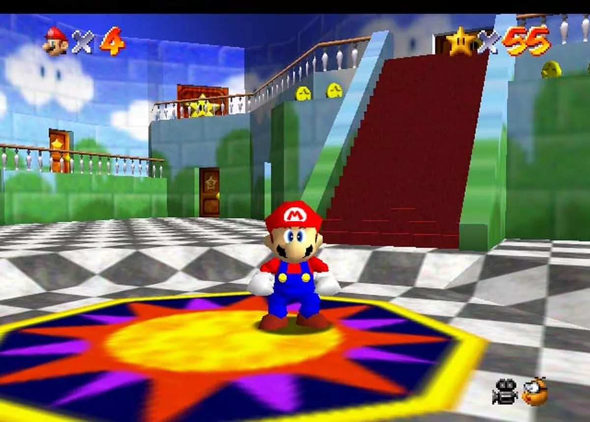 jogos retro Super Mario 64