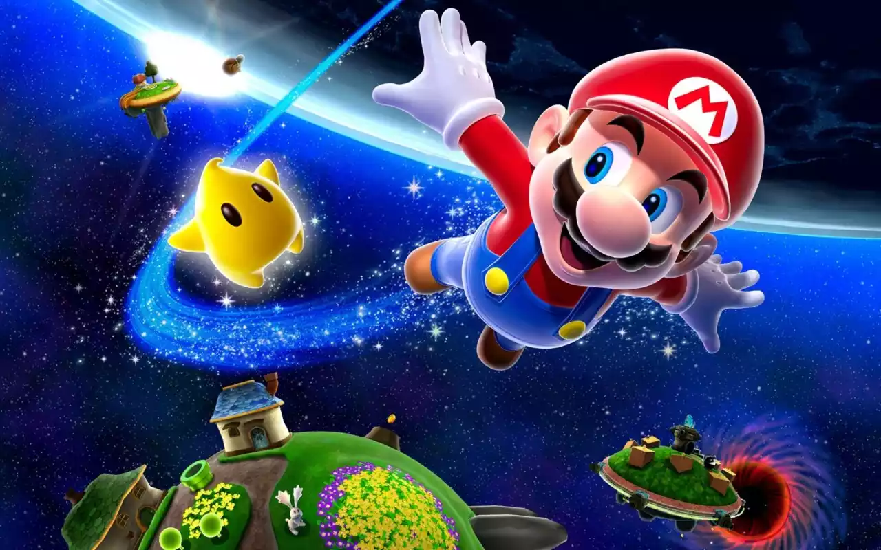 jogos retro Super Mario Galaxy