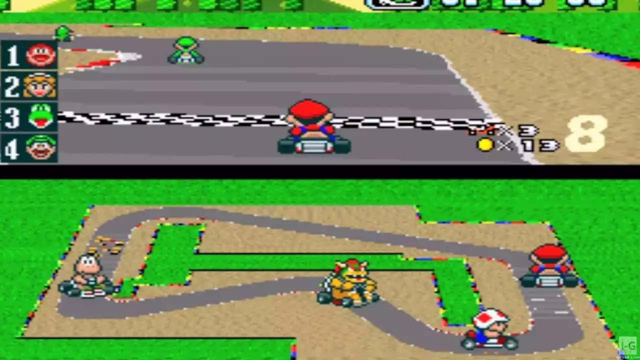 jogos retro Super Mario Kart