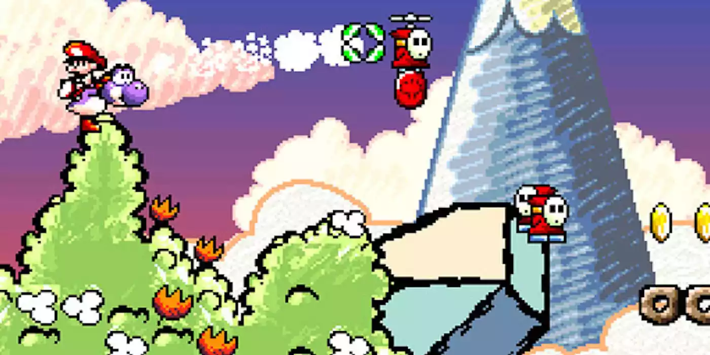 jogos retro Super Mario World 2 Yoshi Island