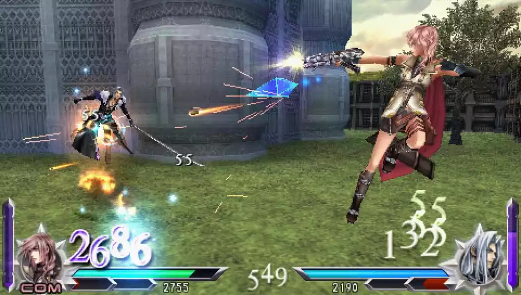 melhores jogos psp Dissidia 012 Final Fantasy