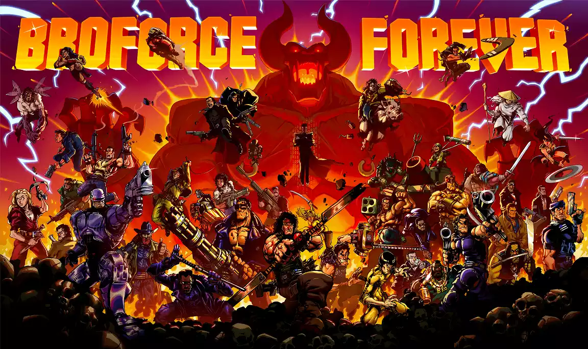 Broforce Forever atualização agosto data