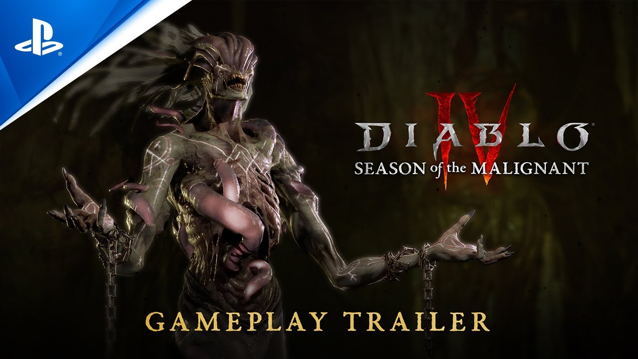Diablo 4 trailer gameplay temporada malignos varshan