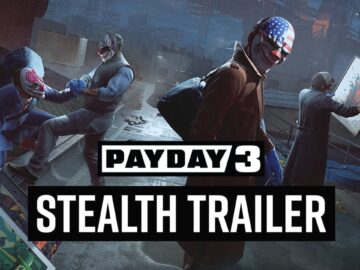Payday 3 trailer gameplay furtividade nocautes gadgets
