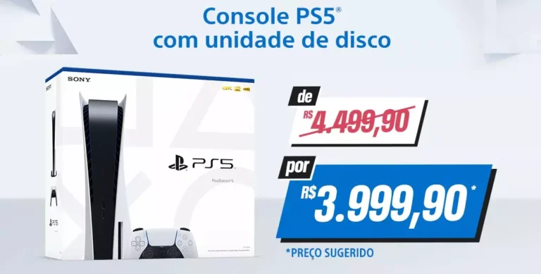 PlayStation anuncia primeira promoção oficial do PS5