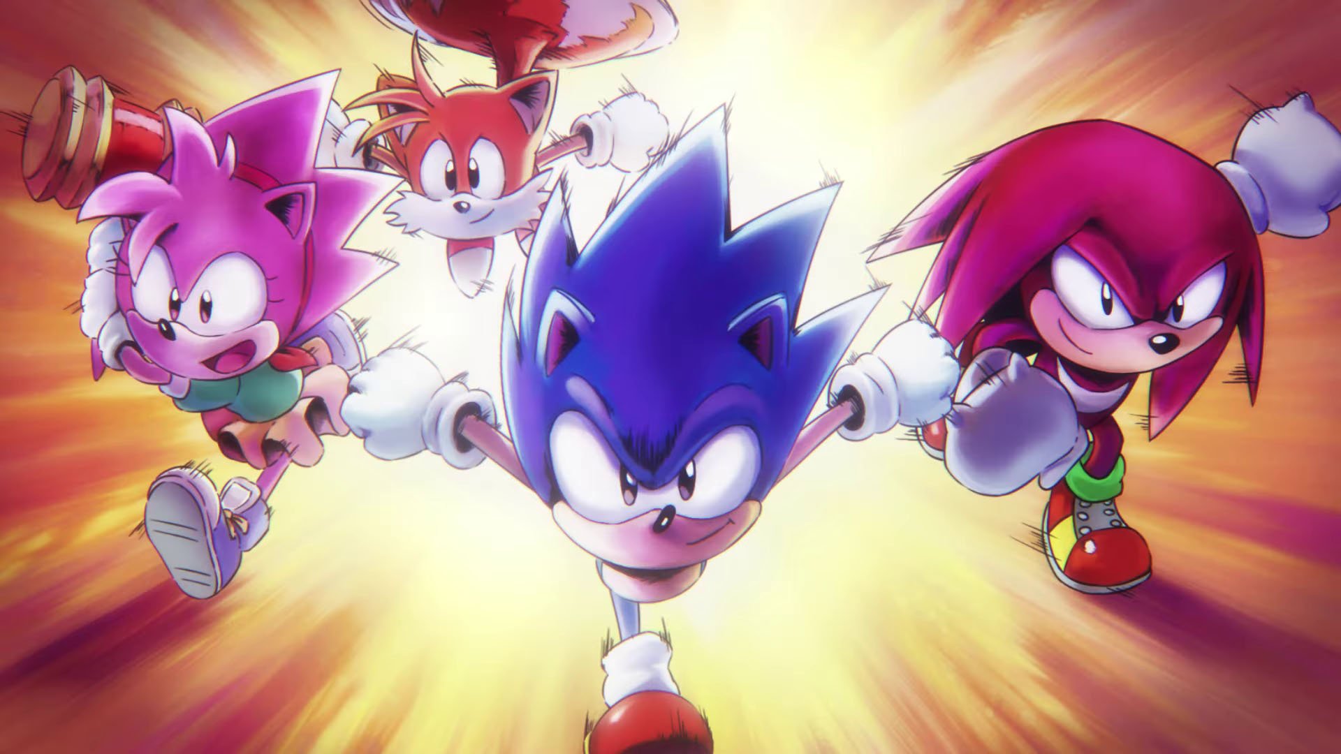 Sonic Superstars animação abertura