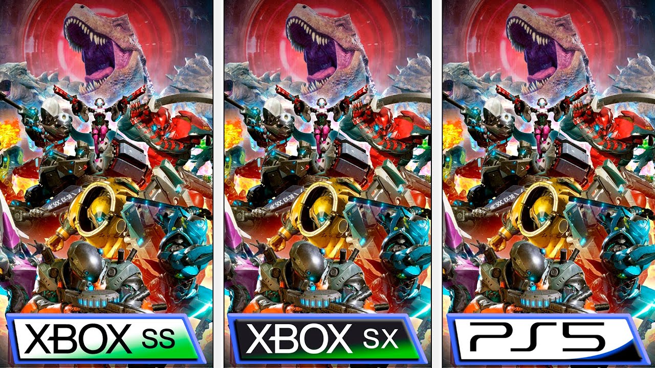 exoprimal comparação grafica PS5 Xbox Series X S