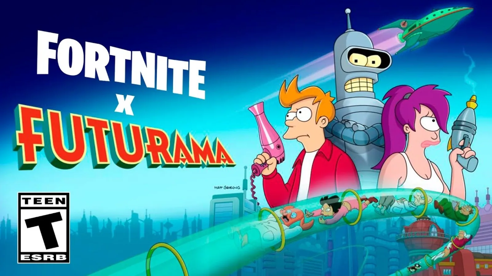 fortnite crossover futurama