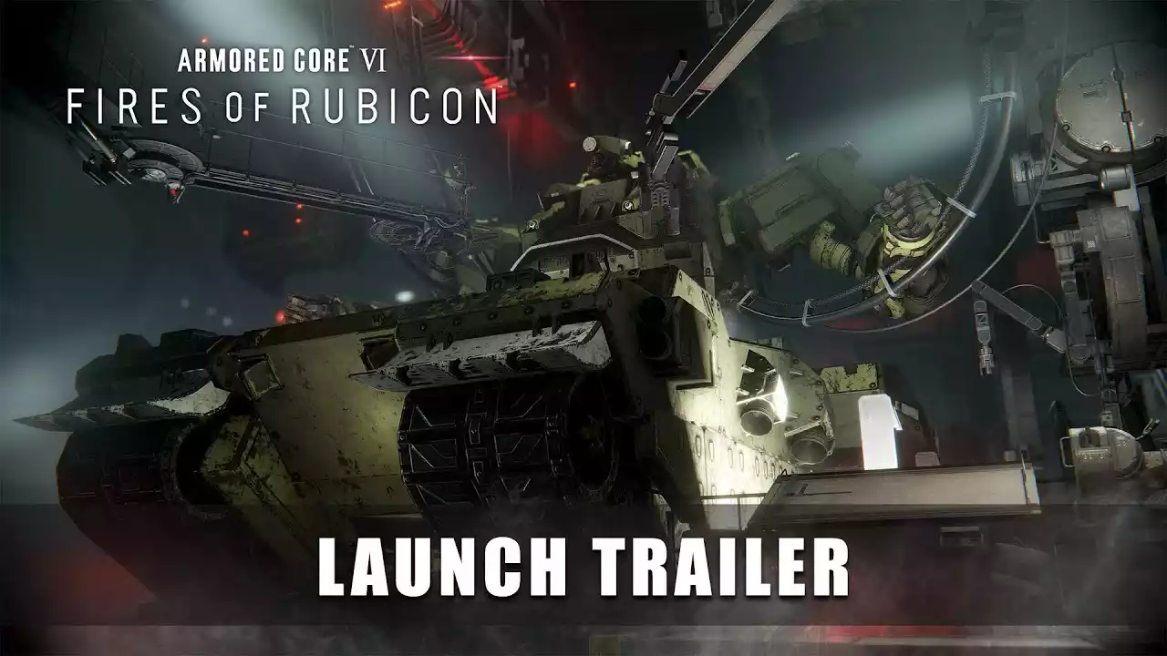 Armored Core 6 Fires of Rubicon trailer lançamento