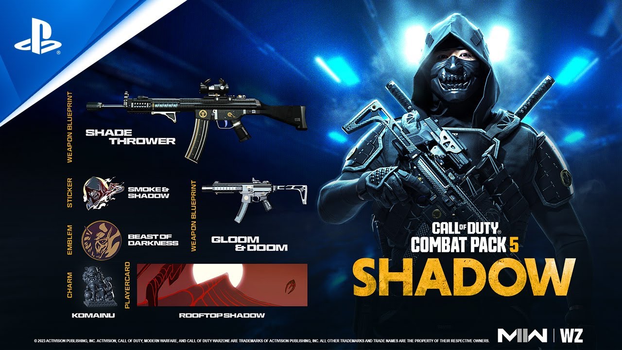 Call of Duty Modern Warfare 2 pacote combate shadow