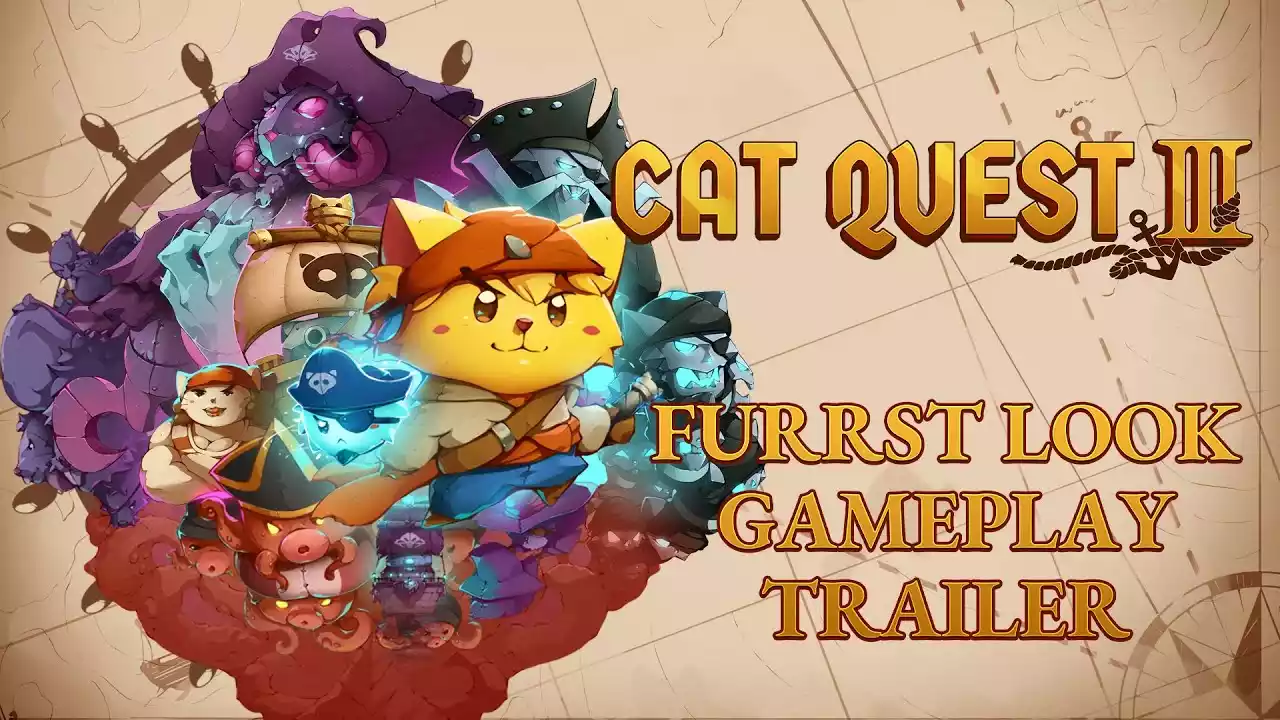 Cat Quest Pirates of the Purribean muda de nome para Cat Quest 3 trailer de gameplay