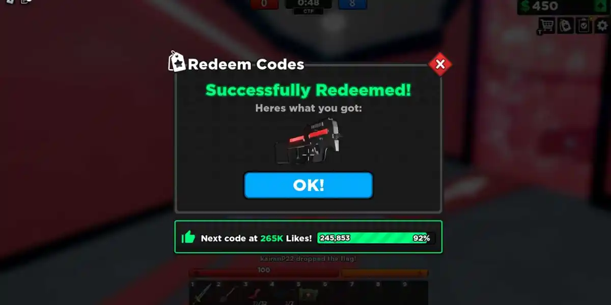 Como resgatar códigos no Flag Wars Robox Tela resgate Como resgatar códigos no Flag Wars Robox Tela resgate