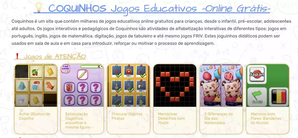 Jogos de Animais em Inglês em COQUINHOS