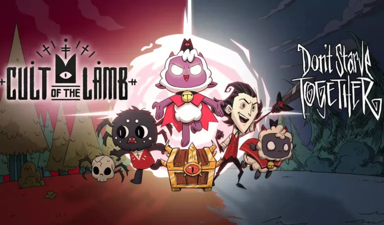 Cult of the Lamb ganha crossover com Don’t Starve Together