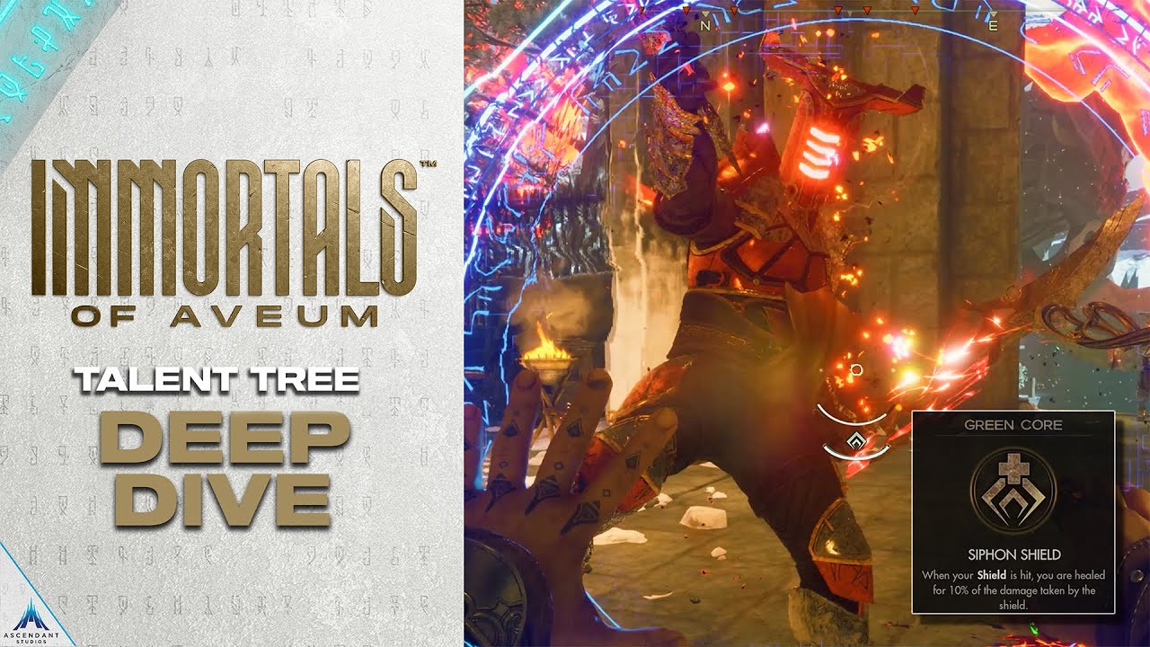 Immortals of Aveum video arvore talentos