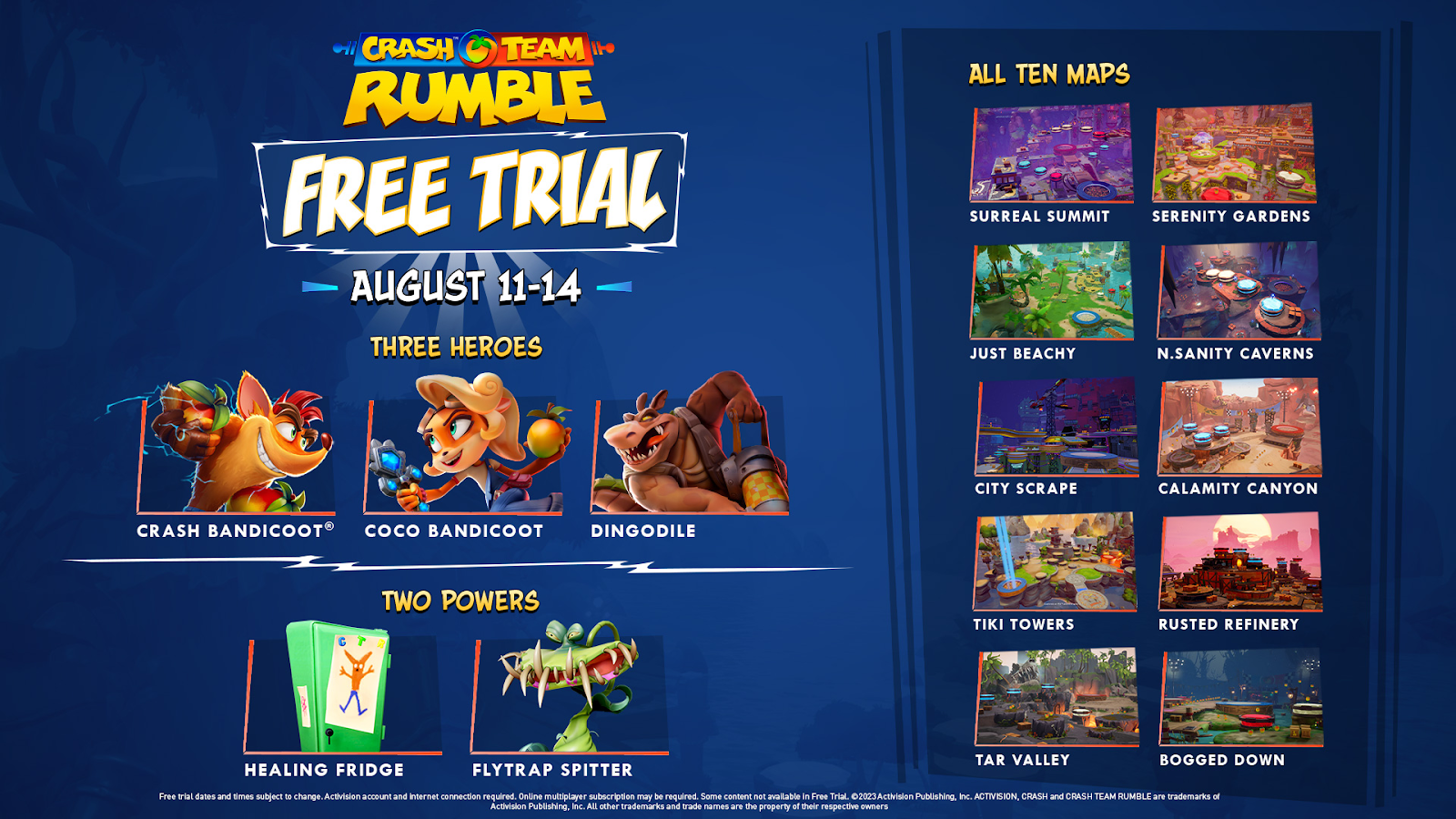 Jogue Crash Team Rumble Grátis por tempo limitado