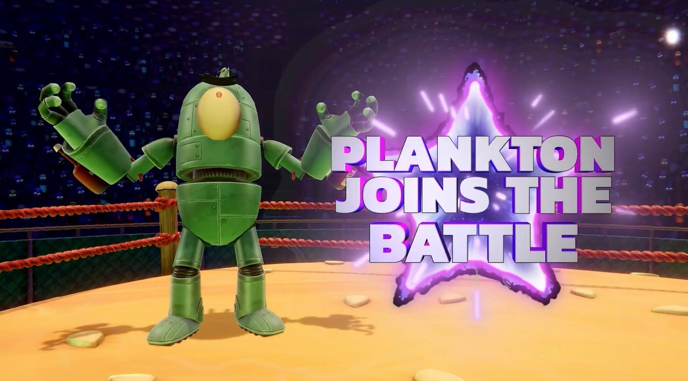 Nickelodeon All Star Brawl 2 plankton revelado
