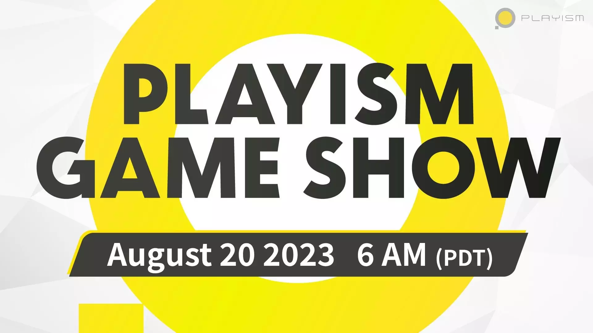 PLAYISM Game Show 2023 marcado para 20 de agosto