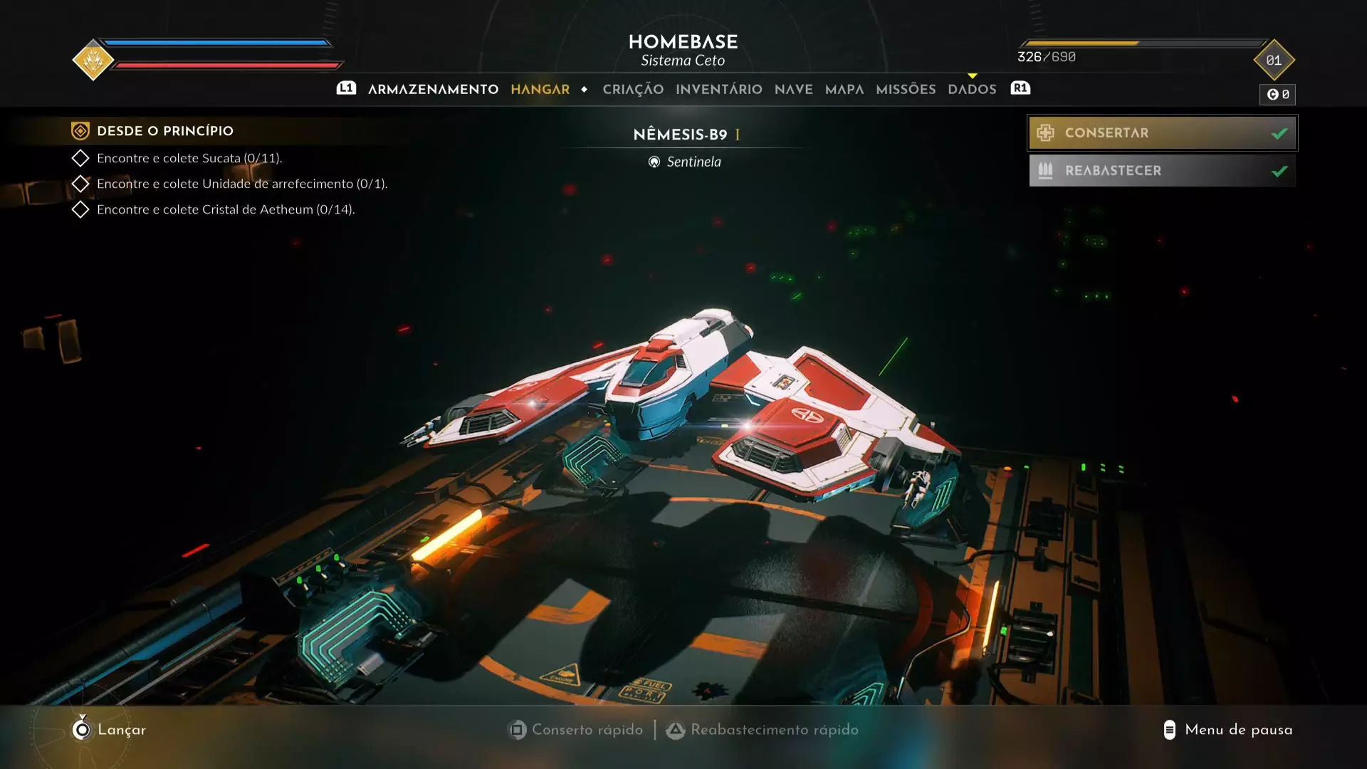 Review Everspace 2 Menu