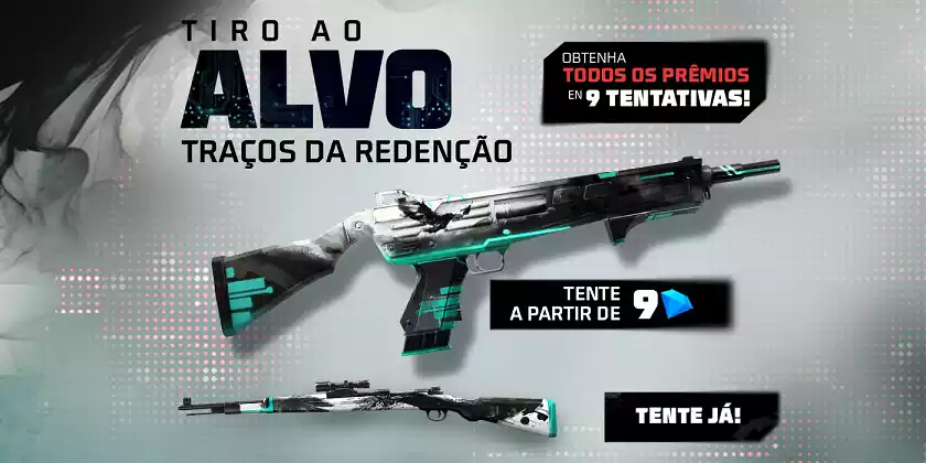 Tiro ao Alvo Free Fire 19 agosto 2023