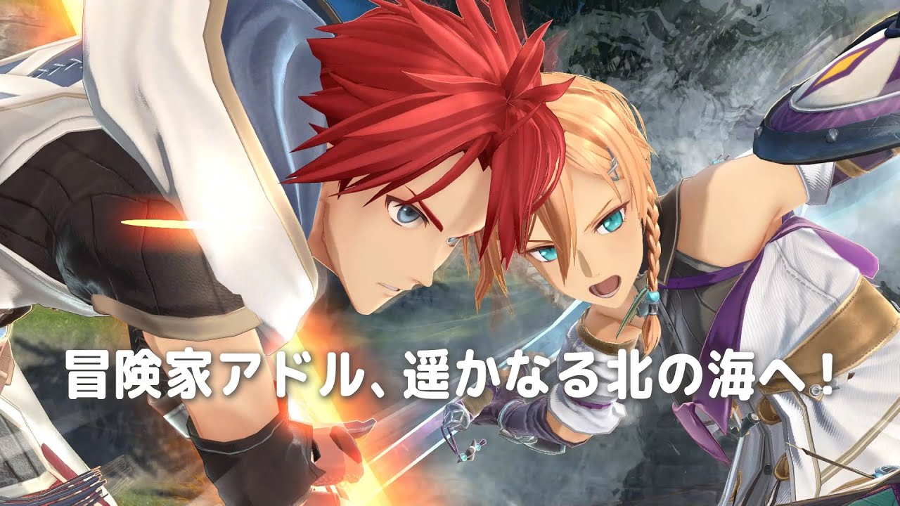 Ys X Nordics trailer personagens adol karja