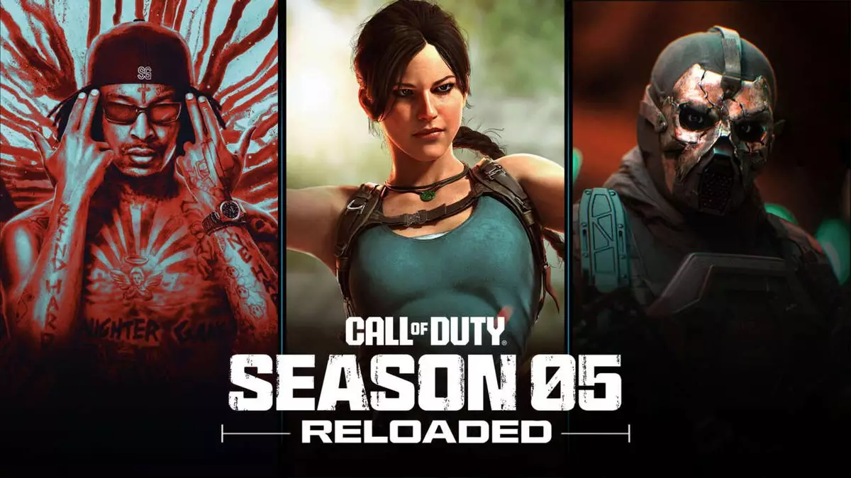 cod modern warfare 2 detalhes lara croft temporada 5