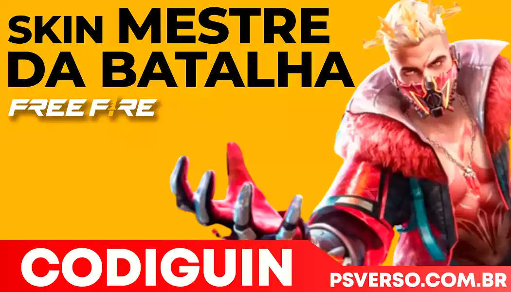 codiguin ff skin mestre da batalha