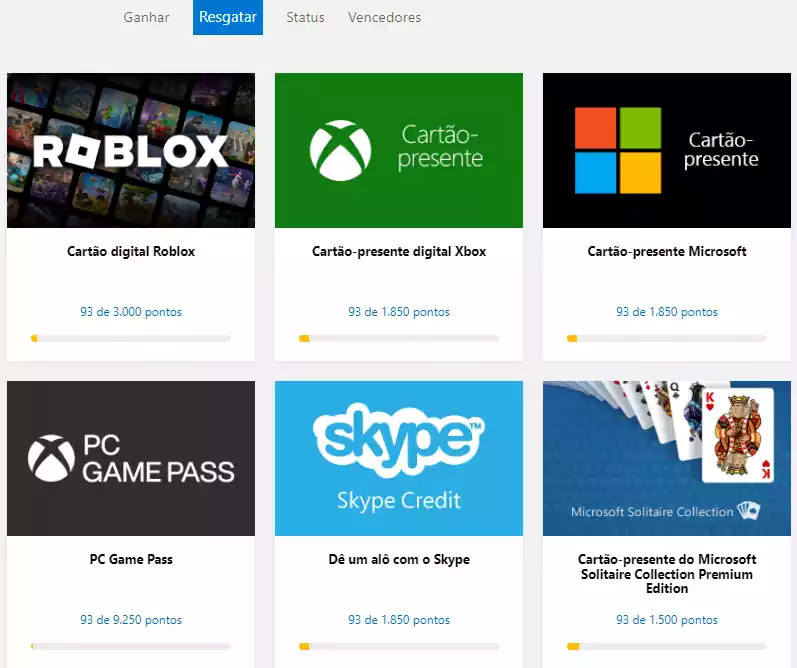 Xbox  Microsoft Rewards agora permite resgate de cartões Spotify e  Americanas