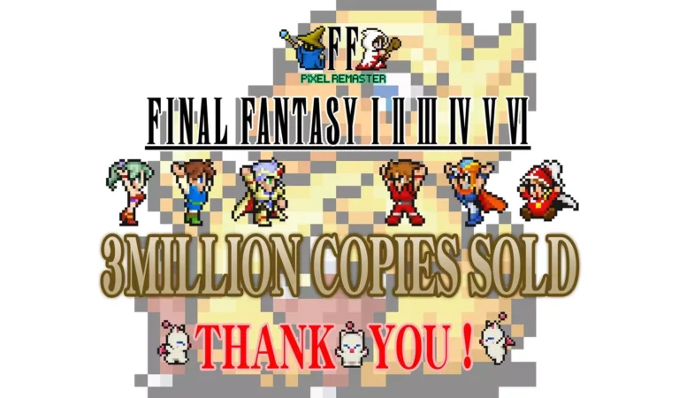 Final Fantasy Pixel Remaster já vendeu mais de 3 milhões de unidades