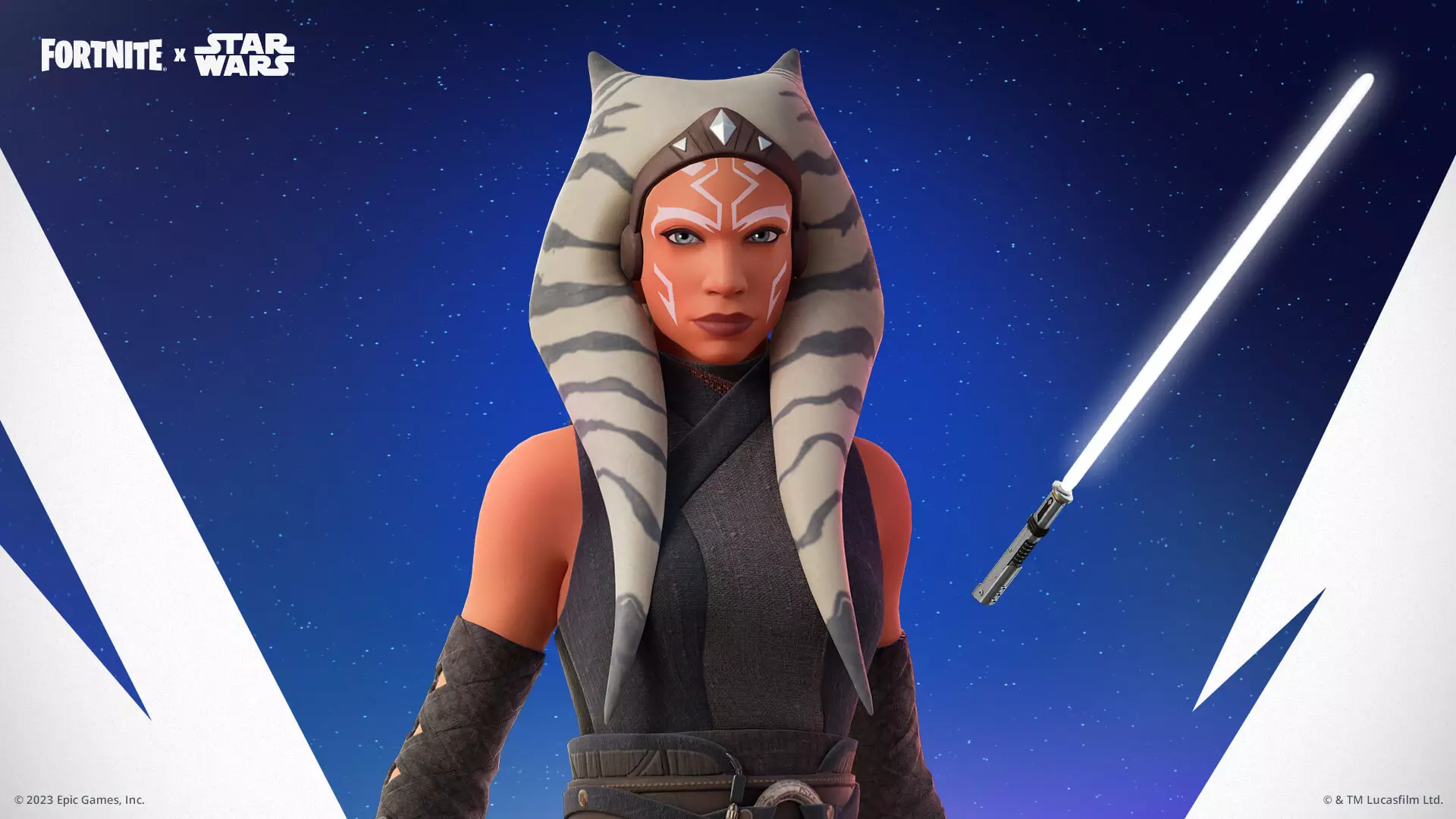 Fortnite lança skin ahsoka