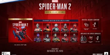 Marvel’s Spider Man 2 Digital Deluxe Edition trailer detalhes